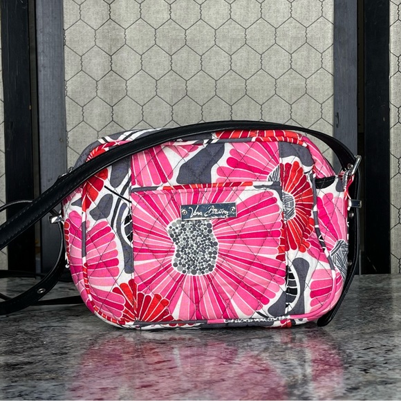 Vera Bradley Cherry Blossoms Be Colorful Crossbody - Picture 1 of 14